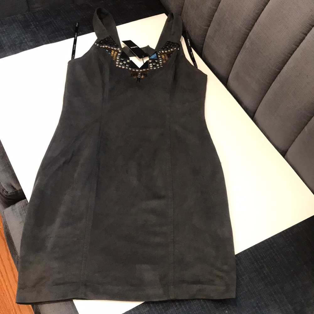 BEBE dress, size S, grey color